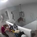 Boulder Smashes Through House